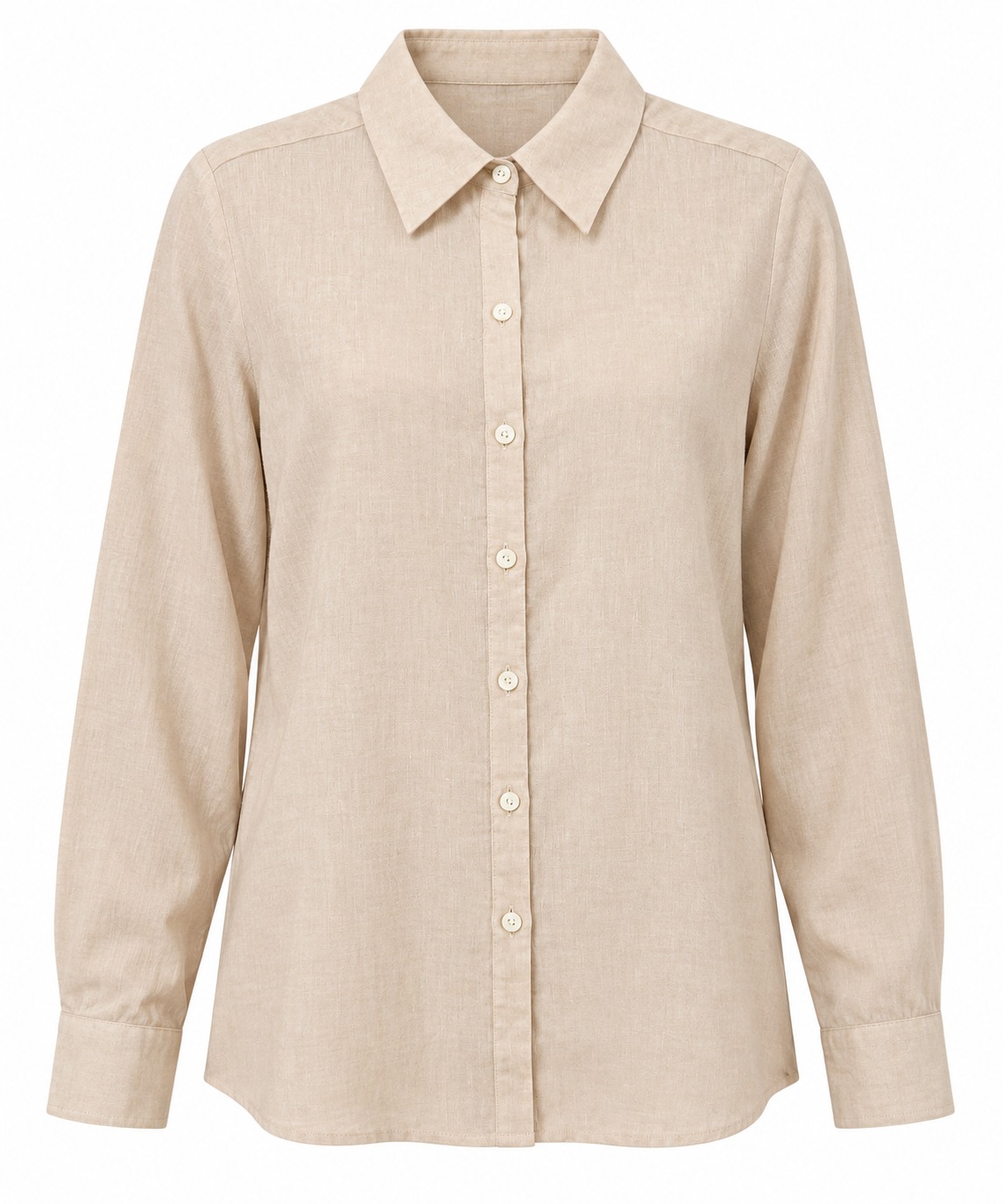 Camisa beige clásica