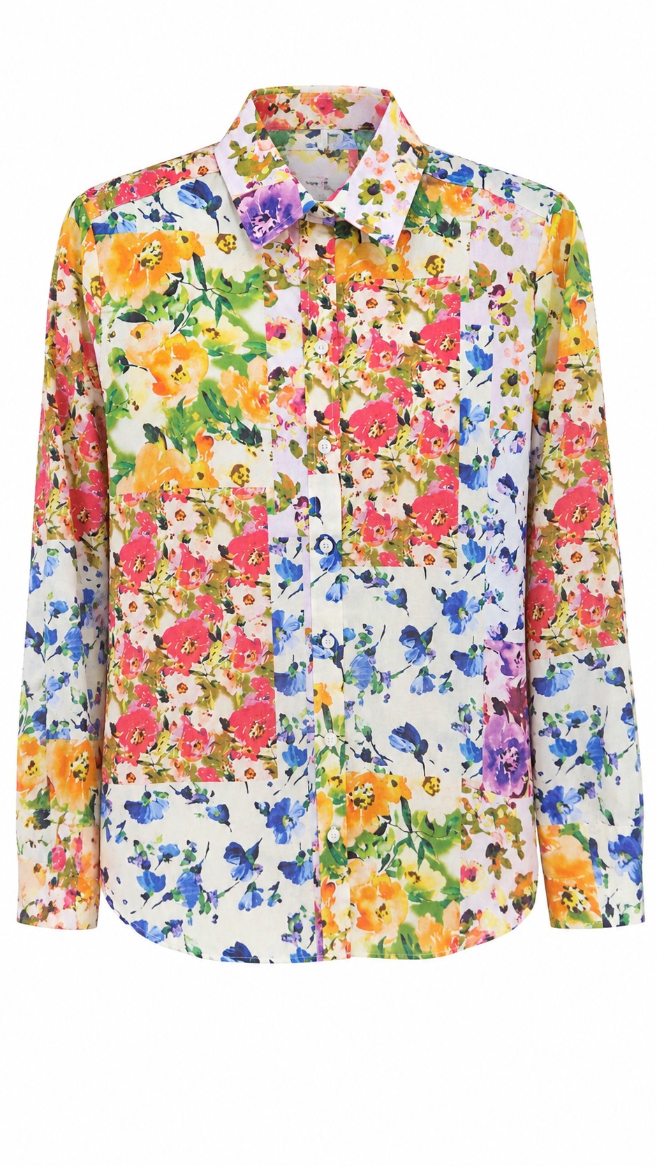 Camisa floral multicolor