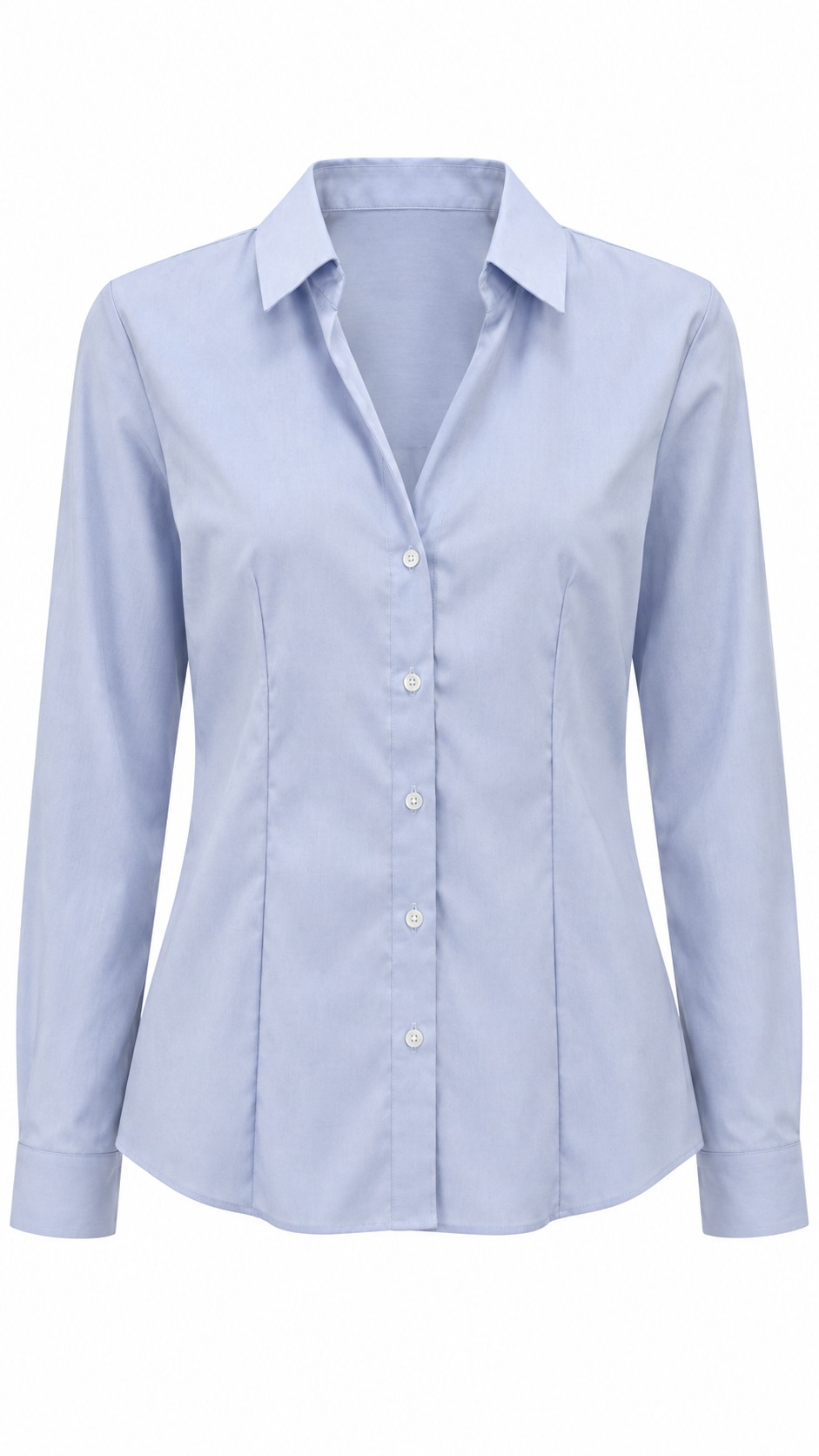 Camisa azul claro clásica