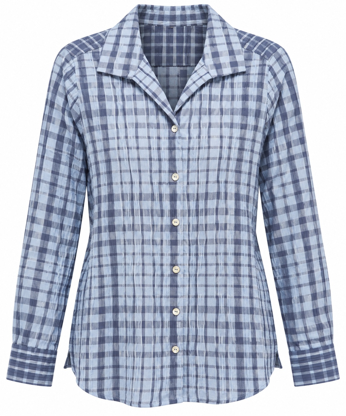 Camisa de cuadros azules