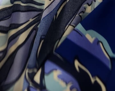 Detalle real de la tela