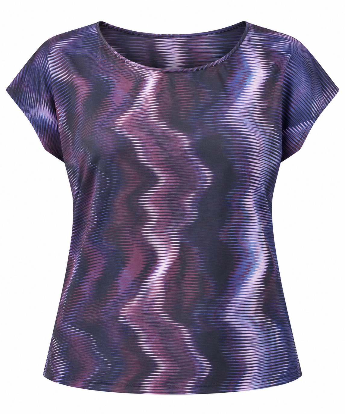 Blusa de ondas moradas — Morado