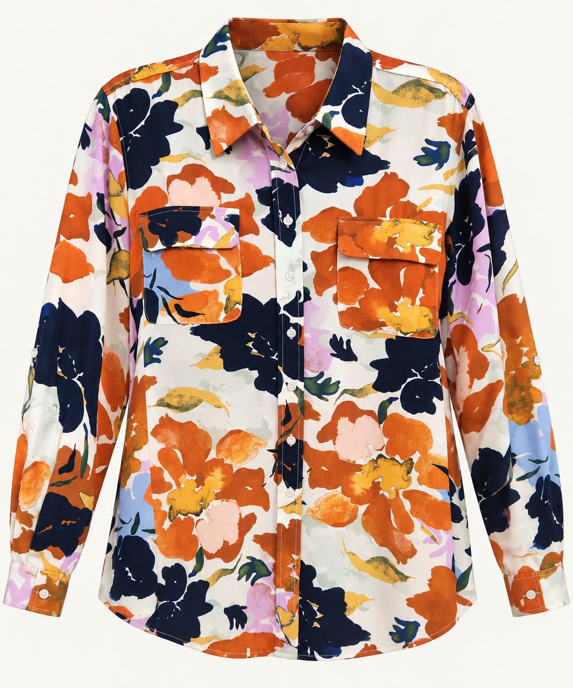 Blusa floral multicolor